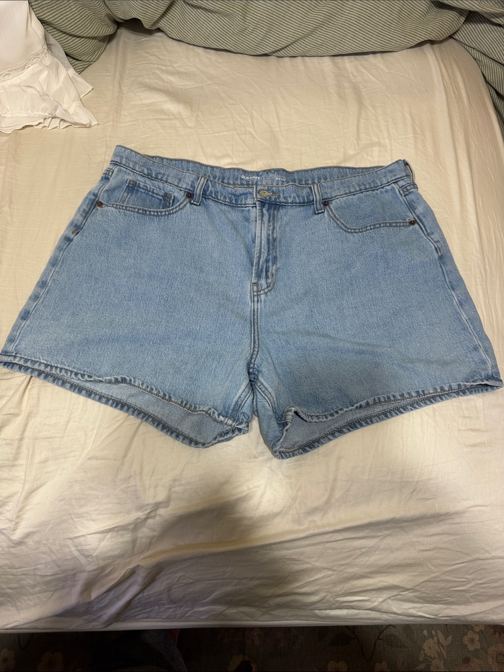 Old Navy Light Blue high rise baggy shorts